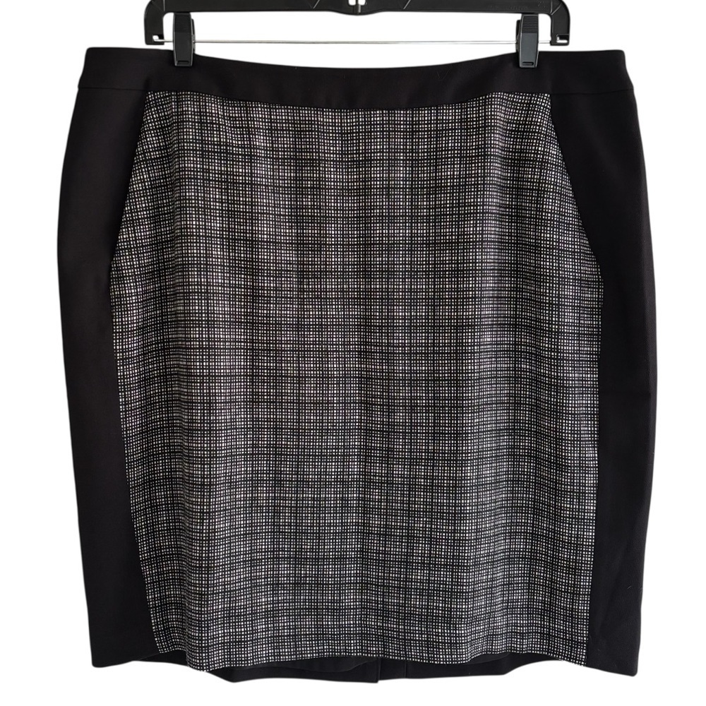 Talbots Wool Blend Tweed Pencil Skirt Size 20W Lined Office Workwear Academia